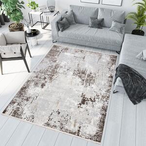 Béžovo-sivý dizajnový vintage koberec Béžová Šírka: 120 cm | Dĺžka: 170 cm