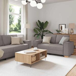 Maison Exclusive – 2-dielna sedacia súprava s vankúšmi, látka v odtieni taupe