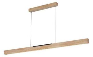 LED Luster na lanku LED/22W/230V 4000K 120 cm borovica/masív