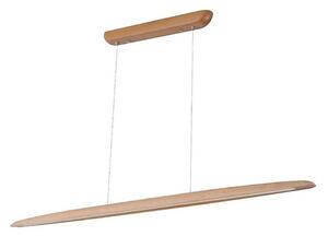 LED Luster na lanku LED/22W/230V 4000K 130 cm buk/masív