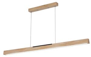 LED Luster na lanku LED/22W/230V 4000K 120 cm borovica/masív
