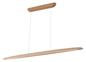 LED Luster na lanku LED/22W/230V 4000K 130 cm buk/masív
