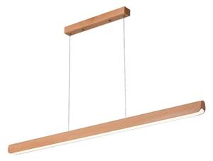 LED Luster na lanku LED/22W/230V 4000K 120 cm buk/masív