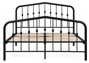 Hector Kovová posteľ Victoria 160x200 čierna