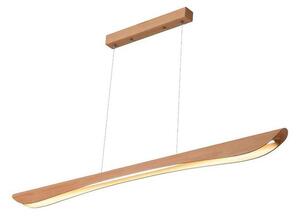 LED Luster na lanku LED/22W/230V 4000K 120 cm buk/masív