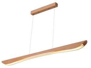 LED Luster na lanku LED/22W/230V 4000K 120 cm buk/masív