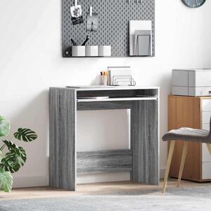Maison Exclusive – Písací stôl, sivý Imitácia dreva Sonoma, 77,5 x 43 x 79 cm