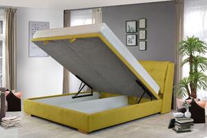 Čalúnená posteľ s úložným priestorom (Novi) A++