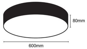 LED Stropné svietidlo LED/35W/230V 4000K pr. 60 cm