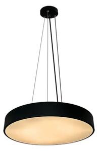LED Stmievateľný luster na lanku LED/50W/230V 3000-6500K čierna + diaľkové ovládanie