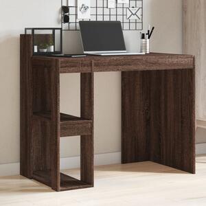 Maison Exclusive - písací stôl hnedý dubový vzhľad 103,5x56,5x94 cm drevený materiál
