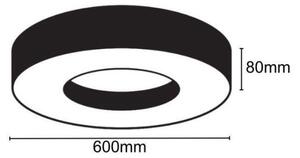 LED Stropné svietidlo LED/30W/230V 4000K pr. 60 cm