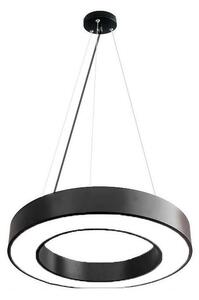 LED Stmievateľný luster na lanku LED/45W/230V 3000-6500K čierna + diaľkové ovládanie