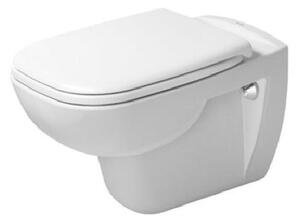 Duravit D-Code - Závesné WC, Rimless, doska SoftClose, biela 45700900A1