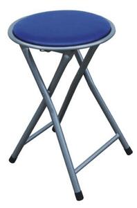 Skladací taburet/stolička, modrá, IRMA