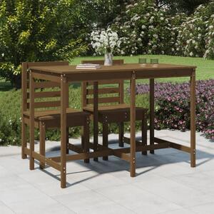 Maison Exclusive - Záhradný stôl medovo hnedý 159,5x82,5x110 cm masívne drevo borovica