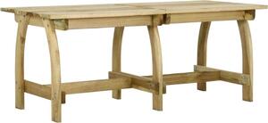 Maison Exclusive – Záhradný stôl 220 x 74 x 75 cm, impregnované borovicové drevo