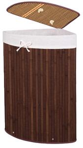 PreHouse Rohový bambusový kôš na prádlo 73L