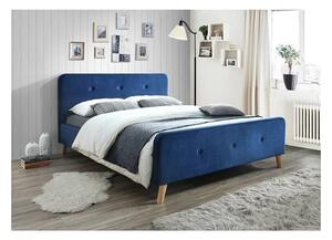 Signal MALMO VELVET 160x200 granátová bluvel 86