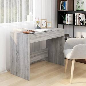 Maison Exclusive - písací stôl šedý Sonoma 101x50x76,5 cm drevený materiál