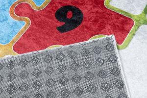 Detský koberec s motívom farebného puzzle Viacfarebná Šírka: 80 cm | Dĺžka: 150 cm
