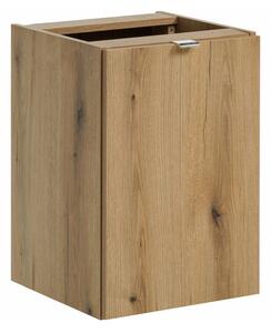 Comad Závesná umývadlová skrinka Nova Oak 81-40-1DK 40 cm s košom na bielizeň dub evoke