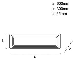 LED Stmievateľné stropné svietidlo LED/85W/230V 3000-6500K + diaľkové ovládanie