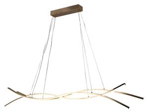 LED Stmievateľný luster na lanku LED/80W/230V 3000-6500K + diaľkové ovládanie