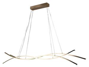 LED Stmievateľný luster na lanku LED/80W/230V 3000-6500K + diaľkové ovládanie