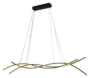 LED Stmievateľný luster na lanku LED/80W/230V 3000-6500K + diaľkové ovládanie