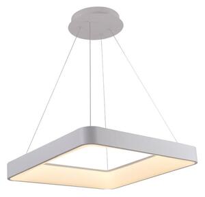 LED Stmievateľný luster na lanku LED/55W/230V 3000-6500K biela + diaľkové ovládanie