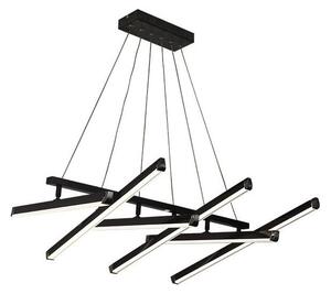 LED Stmievateľný luster na lanku LED/90W/230V 3000-6500K + diaľkové ovládanie