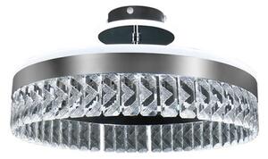 LED Stmievateľný prisadený luster LED/75W/230V 3000-6500K chróm + diaľkové ovládanie