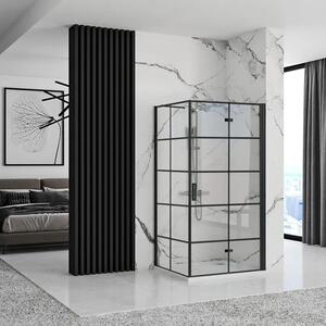 Sprchovací kút REA MOLIER BLACK 100X90
