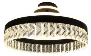 LED Stmievateľný prisadený luster LED/75W/230V 3000-6500K čierna + diaľkové ovládanie