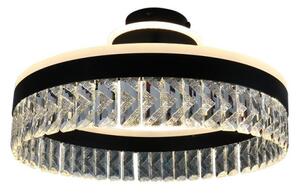LED Stmievateľný prisadený luster LED/75W/230V 3000-6500K čierna + diaľkové ovládanie