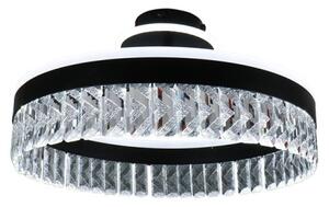 LED Stmievateľný prisadený luster LED/75W/230V 3000-6500K čierna + diaľkové ovládanie