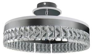 LED Stmievateľný prisadený luster LED/75W/230V 3000-6500K chróm + diaľkové ovládanie