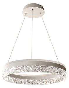 LED Stmievateľný luster na lanku LED/80W/230V 3000-6500K biela + diaľkové ovládanie
