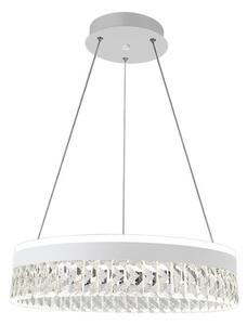 LED Stmievateľný luster na lanku LED/90W/230V 3000-6500K biela + diaľkové ovládanie
