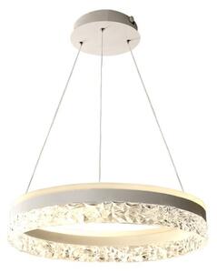 LED Stmievateľný luster na lanku LED/80W/230V 3000-6500K biela + diaľkové ovládanie