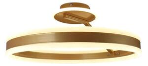 LED Stmievateľný prisadený luster LED/86W/230V 3000-6500K zlatá + diaľkové ovládanie
