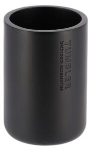 Kúpeľňový pohár Loudis, čierna, 350 ml