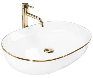 Umývadlo na dosku Rea CLEO 61 Gold Edge