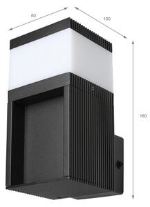 Vonkajšie nástenné svietidlo VESPER 1xG9/5W/230V IP54 čierne