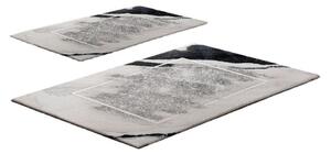 Sivobéžové kúpeľňové predložky v súprave 2 ks 60x100 cm CT – Foutastic