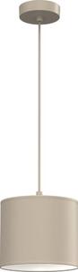 Závesný luster ARDEN na lanku 1xE27/15W/230V, priemer 18 cm, béžový