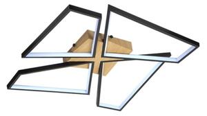 LED Stmievateľné stropné svietidlo LED/115W/230V 3000-6500K hnedá/čierna + DO