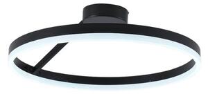 LED Stmievateľný prisadený luster LED/40W/230V 3000-6500K čierna + diaľkové ovládanie