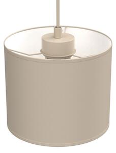 Závesný luster ARDEN na lanku 1xE27/15W/230V, priemer 18 cm, béžový